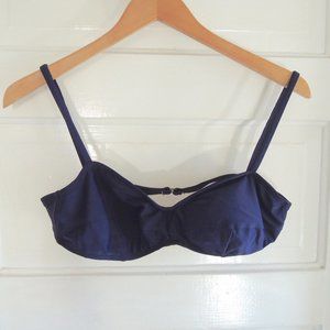 Popina Boutique Navy Blue Bikini Swim Top L